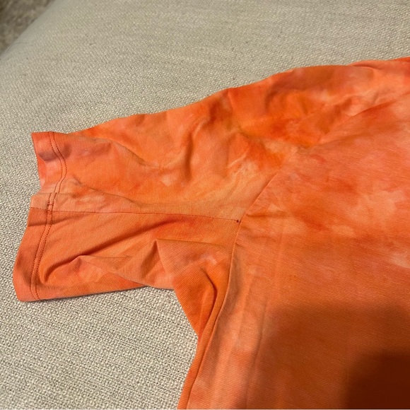 Men’s Lululemon Orange Always Agile Short-Sleeve Shirt - Picture 10 of 14